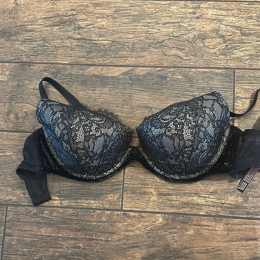 Elegant Black Lace Bra